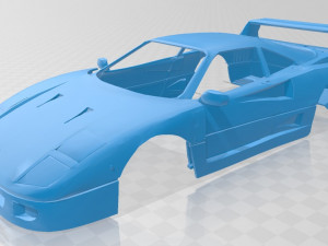 ferrari f 40 printable body car 3D Принт Модель