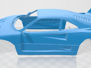 ferrari f 40 printable body car Modelo de Impressão 3D