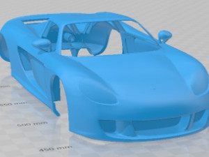 Porche Carrera GT 2012 Printable Body Car 3D Print Model