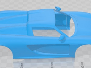 Porche Carrera GT 2012 Printable Body Car 3D Print Model