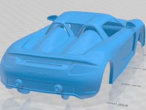 Porche Carrera GT 2012 Printable Body Car 3D Print Model
