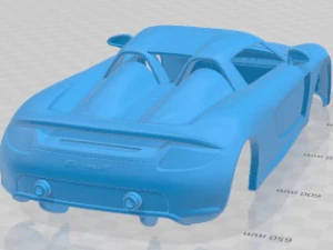 Porche Carrera GT 2012 Printable Body Car 3D Print Model