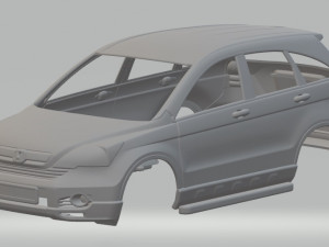 honda cr-v printable body car Modèles 3D en vedette