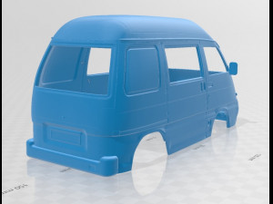 piaggio porter printable body van Modèles 3D en vedette