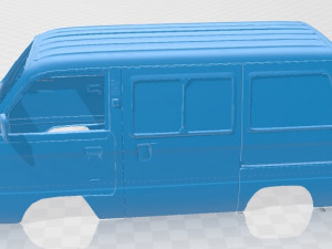 suzuki carry printable body van Modelo de Impressão 3D