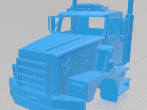 western star 6900 xd printable cabin truck Modelo de impresión 3D