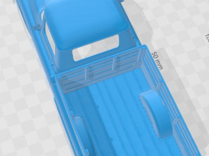 Chevrolet Apache 1959 Printable Body Car 3D Baskı Modeli