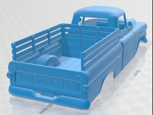 Chevrolet Apache 1959 Printable Body Car 3D Baskı Modeli