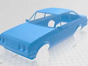 escort mk2 rs 2000 printable body car 3D Print Model
