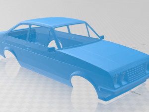 escort mk2 rs 2000 printable body car 3D Baskı Modeli