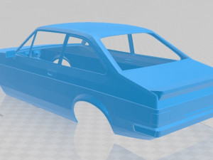 escort mk2 rs 2000 printable body car 3D Baskı Modeli