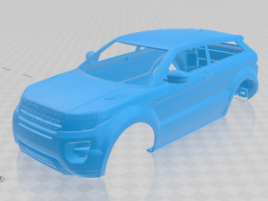 range rover evoque printable body car Modelo de impresión 3D