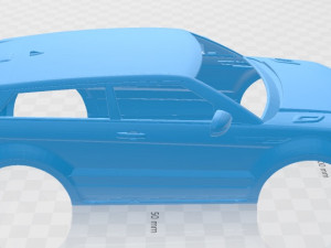 range rover evoque printable body car 3D Принт Модель