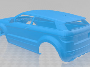 range rover evoque printable body car 3D Принт Модель