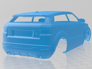 range rover evoque printable body car 3D Принт Модель