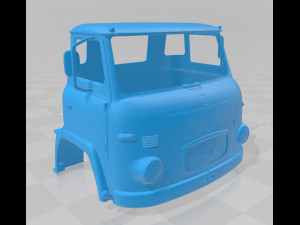 scania vabis lbs76 printable cabin truck 3D 프린트 모델