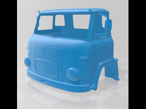 scania vabis lbs76 printable cabin truck 3D Print Model