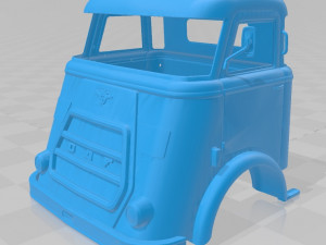 daf a1600 printable cabin truck 3D Baskı Modeli