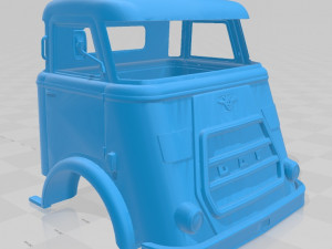 daf a1600 printable cabin truck Modèles 3D en vedette