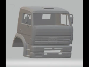 カマズ印刷可能なキャビントラック 3Dプリントモデル
