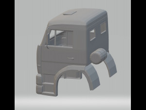 kamaz printable cabin truck 3D Принт Модель