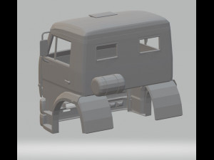 kamaz printable cabin truck 3D Принт Модель