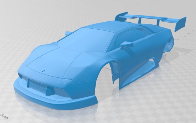 lamborghini diablo gtr printable body car Model do druku 3D .c4d .max .obj .3ds .fbx .stl .blend 