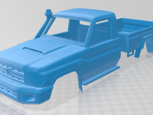 toyota land cruiser printable body car 3D Print Model