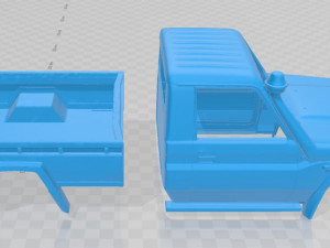 toyota land cruiser printable body car 3D Print Model