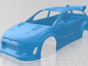 focus collin mcraes printable body car Modèles 3D en vedette