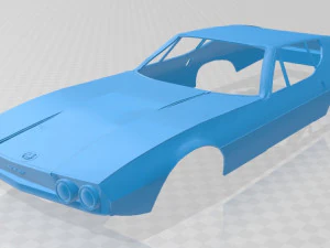 jaguar pirana bertone 1967 printable body car 3D Print Model