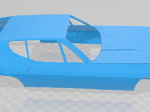 jaguar pirana bertone 1967 printable body car 3D 프린트 모델