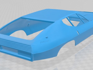 jaguar pirana bertone 1967 printable body car 3D 프린트 모델