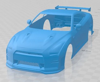 Nissan GT-R Nismo 2015 Printable Body Car 3D Print Model .c4d .max .obj .3ds .fbx .stl .blend 