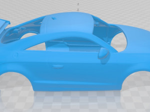 audi tt printable body car 3D 프린트 모델
