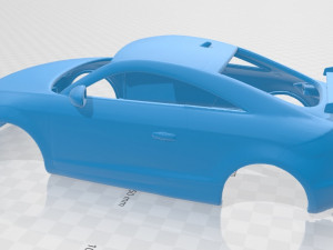 audi tt printable body car 3D 프린트 모델
