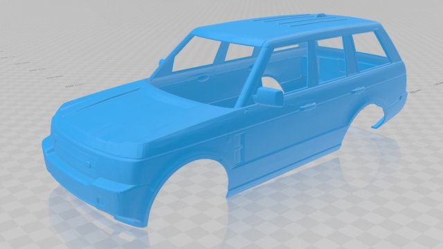 range rover sport printable body car 3D 프린트 모델 .c4d .max .obj .3ds .fbx .stl .blend 