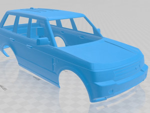 range rover sport printable body car 3D 프린트 모델