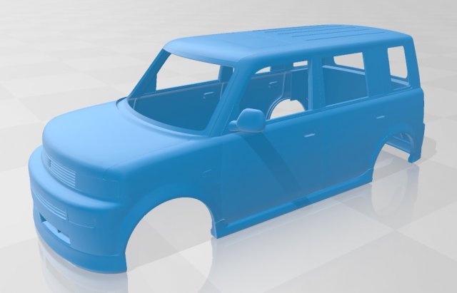 toyota bb printable body car Modelo de impresión 3D .c4d .max .obj .3ds .fbx .stl .blend 
