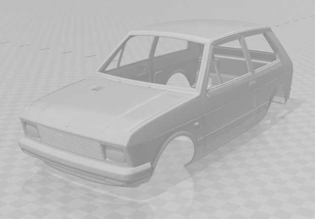 yugo 55 printable body car Modello di stampa 3D .c4d .max .obj .3ds .fbx .stl .blend 