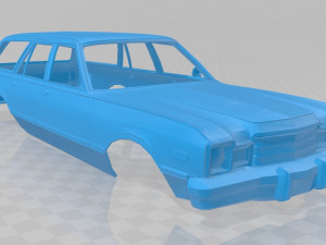 aspen wagon 1978 printable body car Model do druku 3D