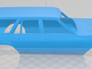 aspen wagon 1978 printable body car 3D Print Model
