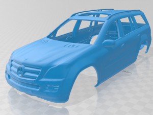 mercedes benz gl printable body car 3D 프린트 모델