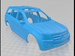 mercedes benz gl printable body car Modello di stampa 3D
