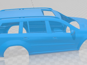 mercedes benz gl printable body car Modello di stampa 3D