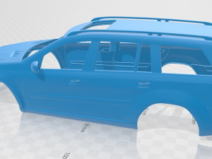 mercedes benz gl printable body car Modello di stampa 3D