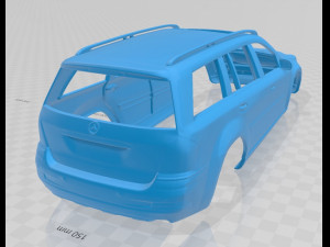 mercedes benz gl printable body car Modello di stampa 3D