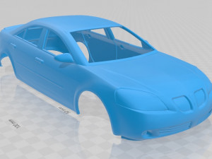 g6 printable body car 3D 打印模型