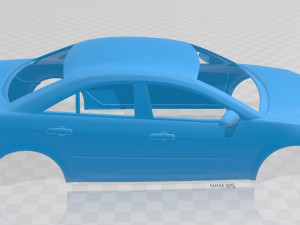 g6 printable body car 3D 打印模型