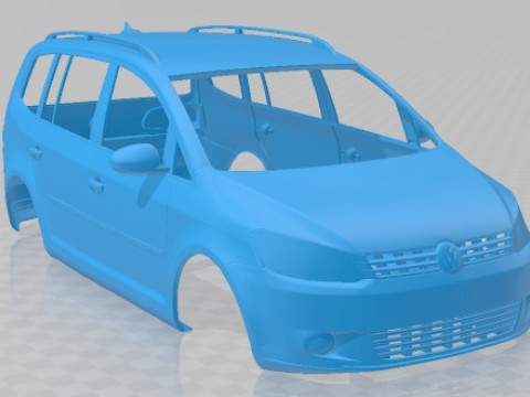 Volkswagen Touran 2011 Printable Body Car 3D प्रिंट मॉडल